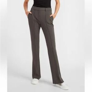 Express Flare High Rise trousers gray size 14